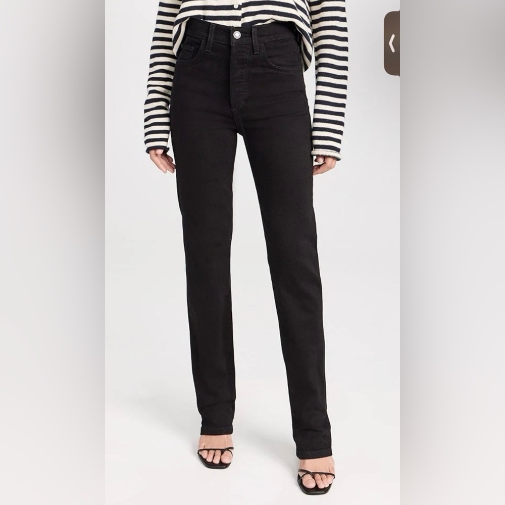 Favorite daughter the vivi jeans high rise long straight Kingsley black size 29